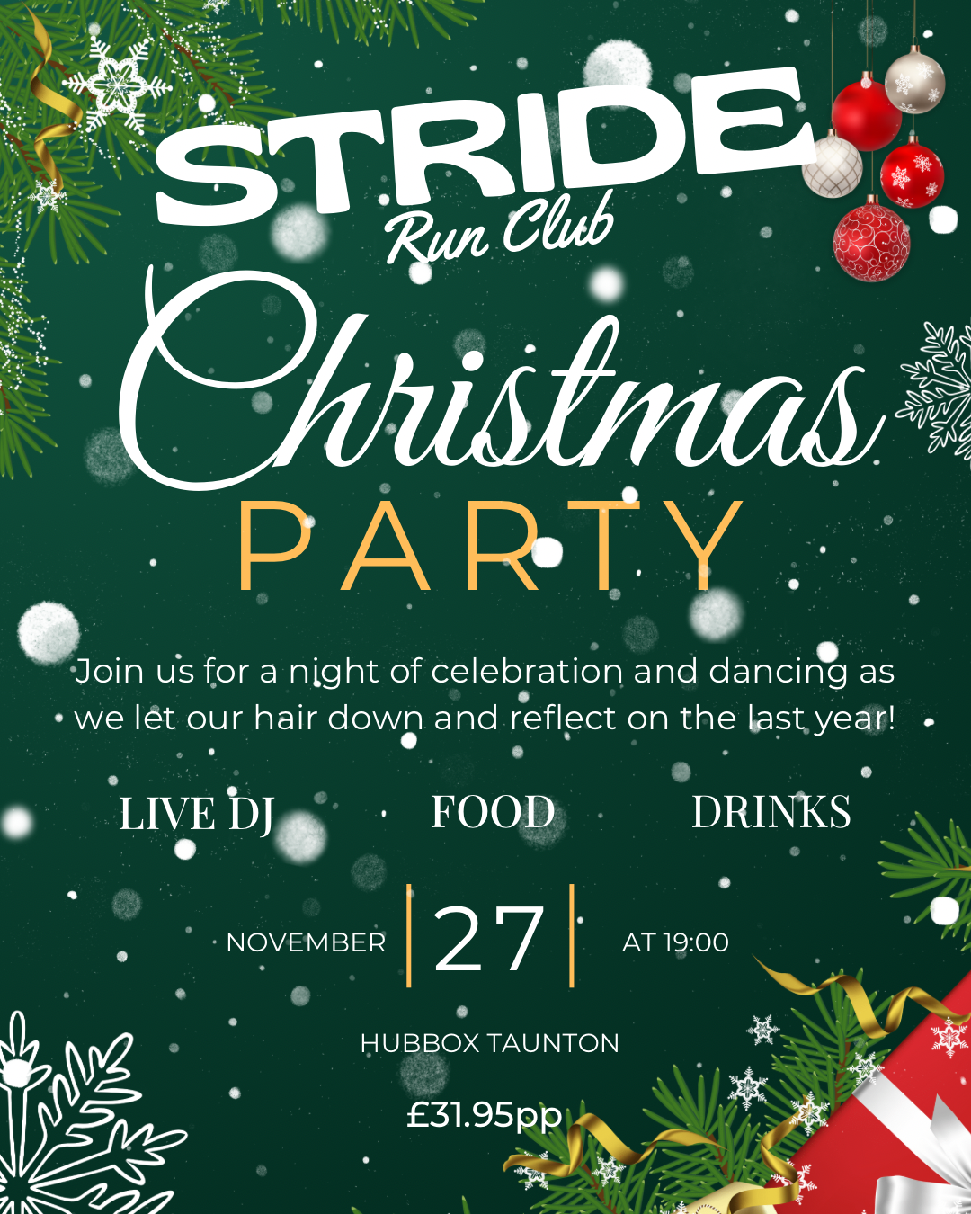 The STRIDE Christmas Party